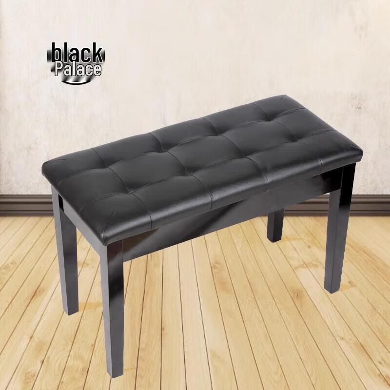 Thickened White Double Piano Bench