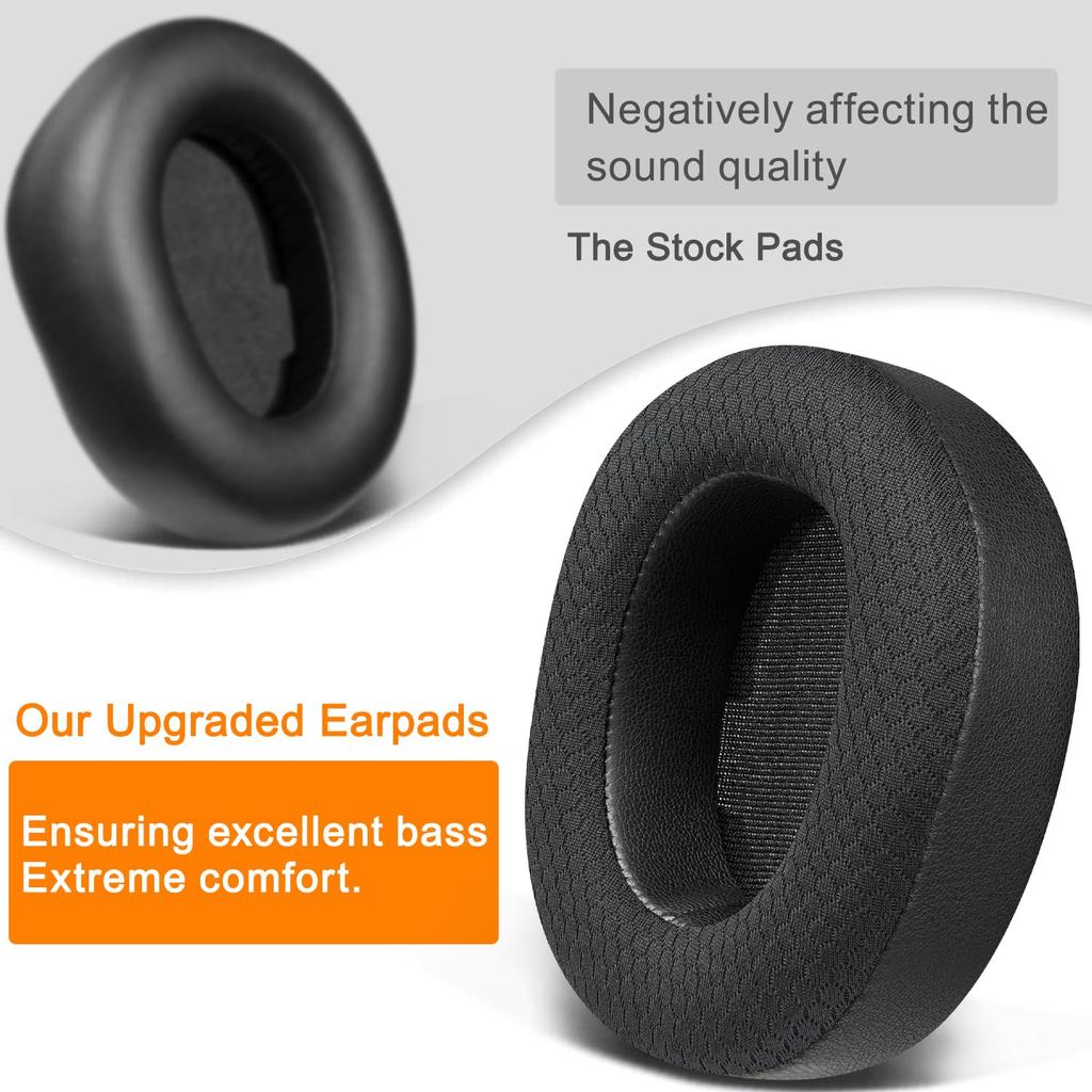 SOULWIT Амбушюры Подушки для ушей для Steelseries Arctis Nova Pro Wireless Совместимые Сменные Подушки Шумоизоляционные Поролоновые Сменные Амбушюры Прочные