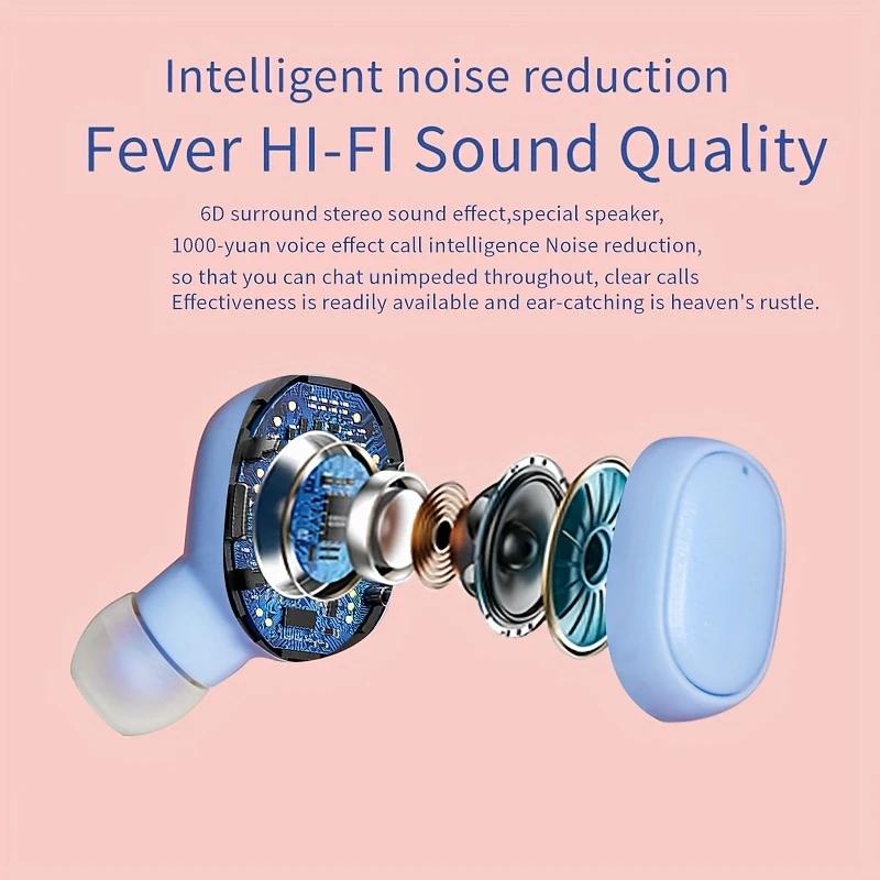 Беспроводные TWS наушники-вкладыши Muni, портативный дизайн, легкие и удобные, подходят для занятий спортом/поездок/ежедневного использования