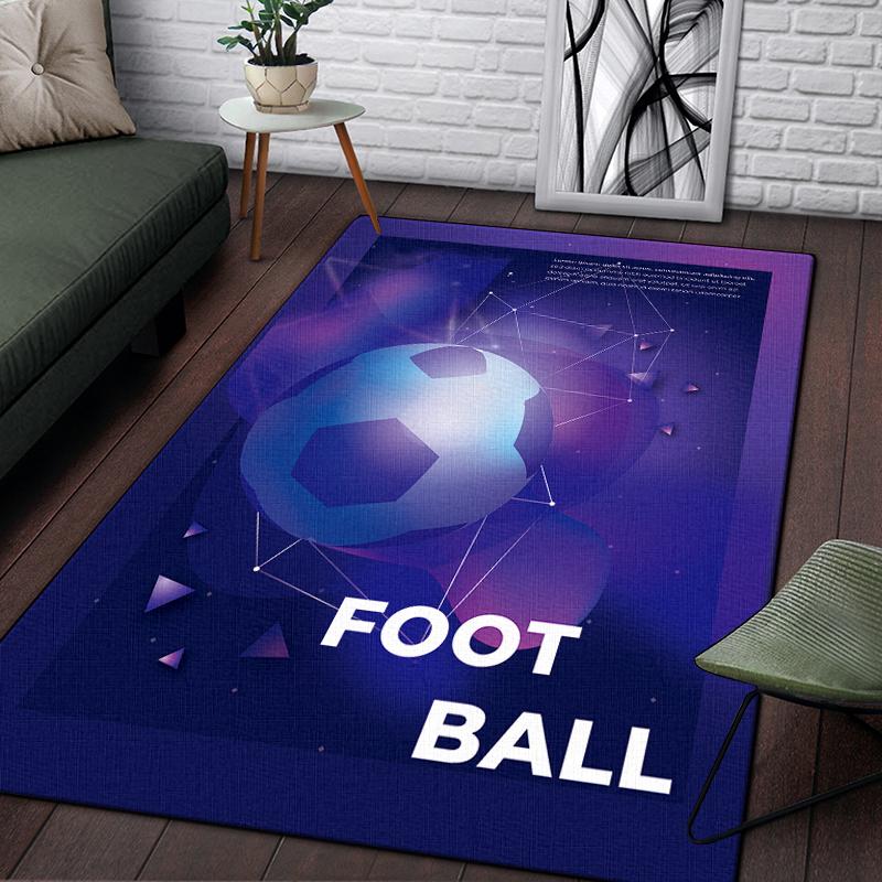 3d футбольный спортивный силуэтный ковер с узором для гостиной, коврики для кемпинга, пикника, противоскользящий коврик, коврик для ползания, подарок для фанатов