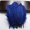 100pcs /Lot Colorful Hard Stick Natural Goose Feathers For Needlework Crafts Feather Handicraft Decor Wedding Accessories Plumes