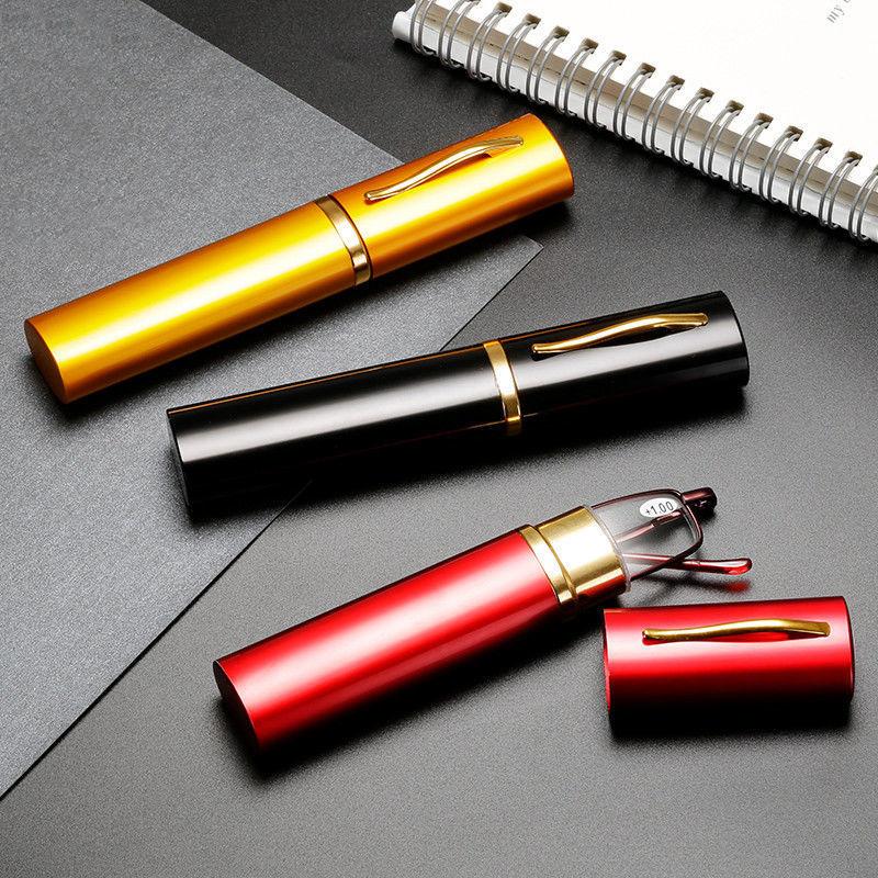 Presbyopia Portable Reading Glasses Women Ultra-light Unisex Eyewear +1.0 1.5 2.0 2.5 3.0 3.5 4.0 Eyeglass Men With Case Anti-fatigue Diopter