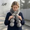 Winter Warm Scarf for Women Faux Fur Scarf Neck Warmer with Magnetic Buckle Elegant Gift Draping Design Plush Long Soft Collar Cold Weather