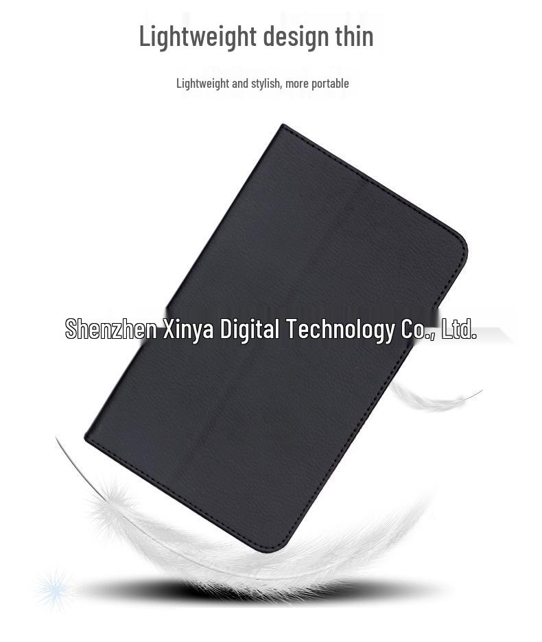 Защитный кожаный чехол для Blackview Tab6 8" с подставкой для руки и подставкой, узор "личи", складная конструкция для TAB5.