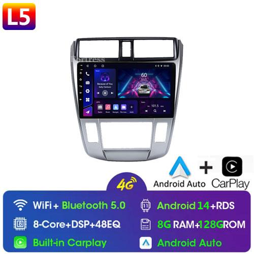 2 Din Car Radio Android Carplay Stereo For Honda City 2008 2010 2011 2012 2013 Мультимедиа HD Экран Автомагнитола Головное Устройство Wifi