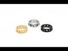 R0539-NK02 European & American Retro Car Chain Men's Titanium Steel Ring