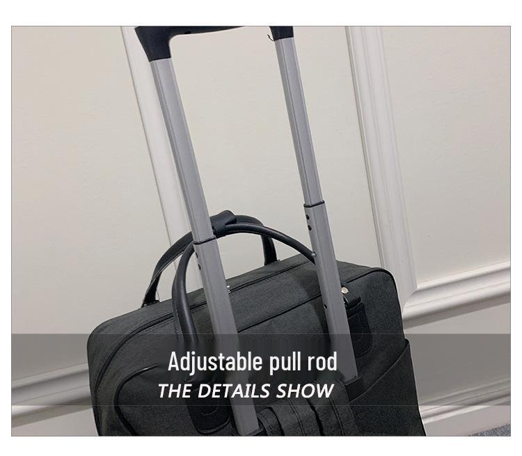 Universal Wheel Carry-on Trolley Bag: Lightweight Travel Luggage for Mother and Child