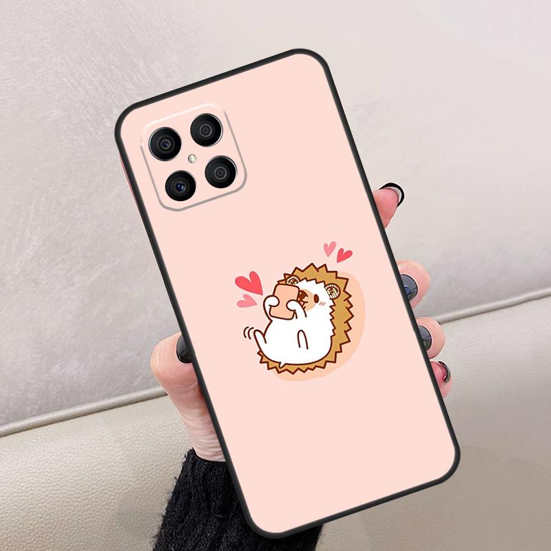 Кавайный Ёжик Сердце Для Honor Magic 7 Lite 5 6 8 Pro Чехол Для Honor Win RT X9d X9b X9a X9c X8c X8b 200 400 70 90