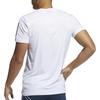 adidas Aero3s Tee Pb Повседневная спортивная футболка для бега с коротким рукавом Мужские топы Белый GQ2164