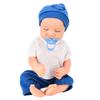18 Inches Newborn Baby Boy Doll Realistic Full Vinly Body Washable Baby Doll with Clothes for Kids