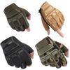 Мужские армейские военные велосипедные полуперчатки для страйкбола на открытом воздухе, боевые полуперчатки с пальцами