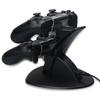 Double Controller Charger USB Charging Dock Station for P4 Gamepad Simultaneous Charging 2 Controllers with LED Light