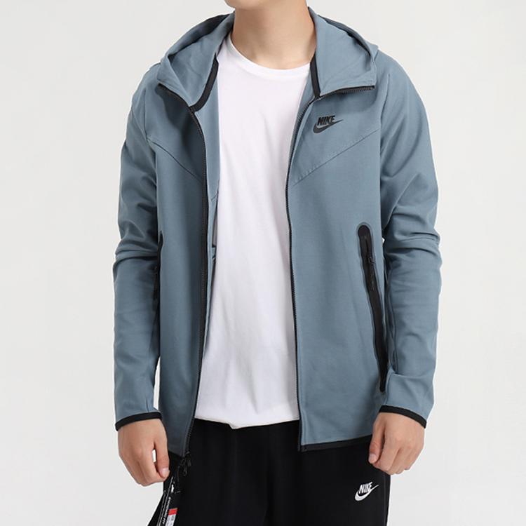 Nike Куртки Мужские Индиго С Капюшоном Умеренный Другое CU4480-031