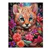 DIY Diamond Painting Flowers Animals New 2024 Cross Stitch Mosaic Panda Raccoon Elephant Cat Diamond Embroidery Sale Home Decor