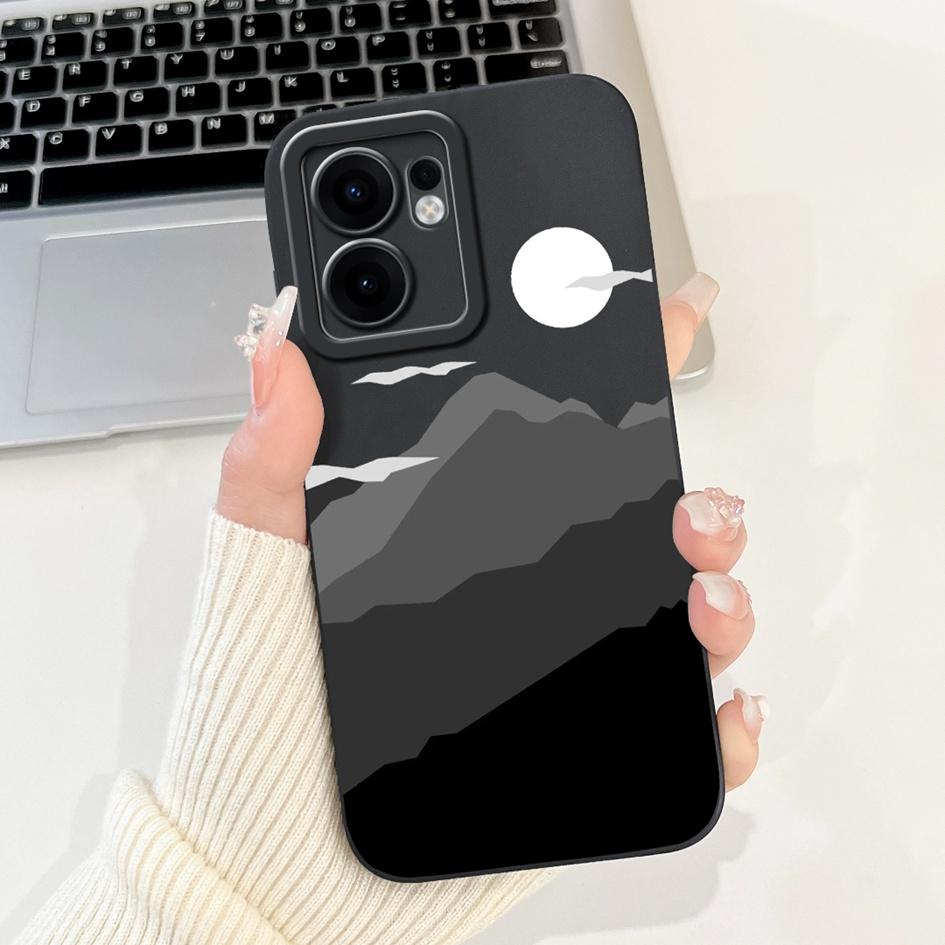 Для Oppo Reno 13F 5G Чехол Модные Закатные Девушки Астронавт Coque Мягкий Силиконовый Чехол для Телефона Для OPPO Reno13 FS RENO13F CPH2699 Capa