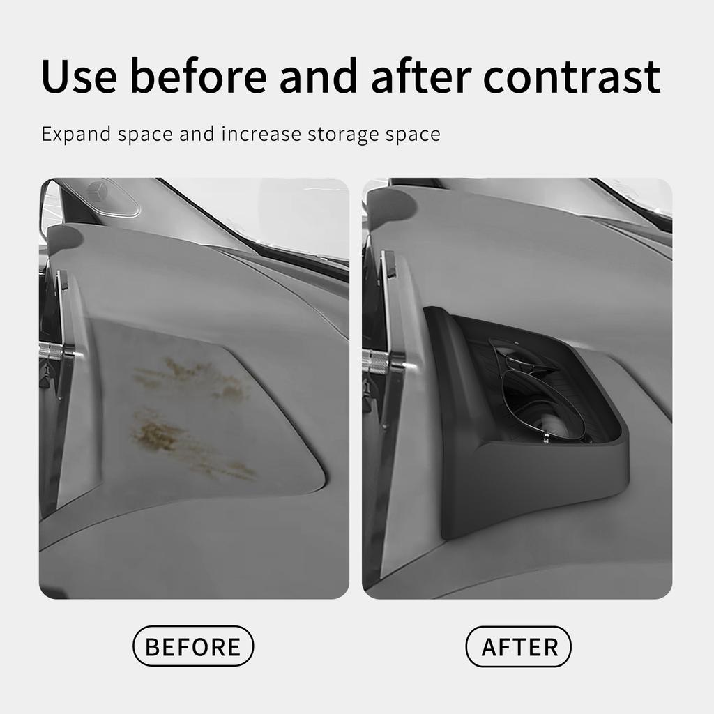 Для Honda Pilot 2025-2025 Органайзер-лоток для хранения в центральной консоли Аксессуары для интерьера автомобиля Наведение порядка Черный