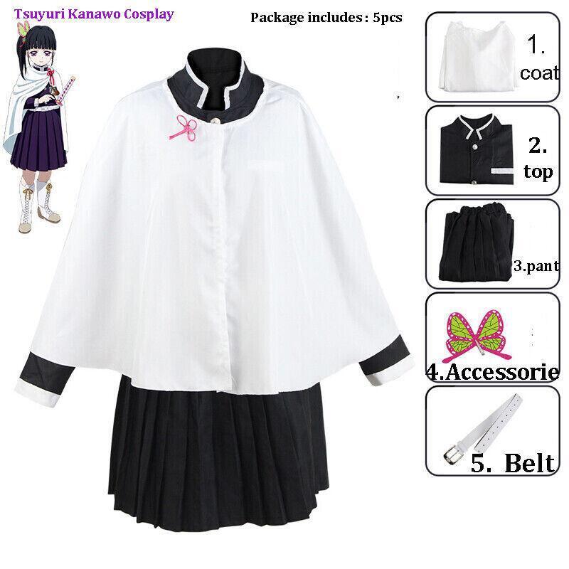 Истребитель демонов Kimetsu No Yaiba Косплей Костюмы Канроджи Мицури Игуро Обанай