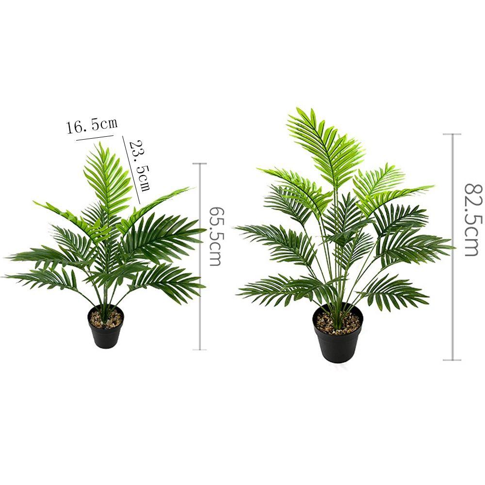 Large Artificial Palm Tree Tropical Plants Fake Palm Leaves Creative Artificial Fern Home
