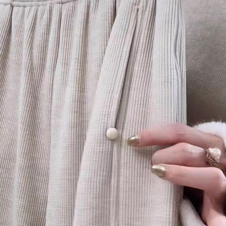 Стильный вязаный комплект и брюки-клеш большого размера для женщин - Осень/Зима 2025