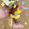 Minions Winter Keychain Cute Cartoon Charms For Backpacks And Gifts**