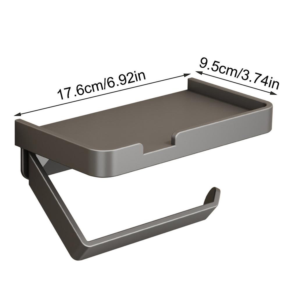 Держатель для бумажных полотенец с полкой, держатель для бумажных полотенец, органайзер, настенный держатель для кухонной бумаги, подставка для рулонов бумажных полотенец, корзина