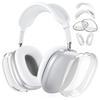 Защитный набор 4-в-1 для AirPods Max 1/2 - Прозрачные амбушюры + Силиконовое оголовье и амбушюры