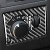 Carbon Fiber Headlight Control Cover Trim For Dodge Challenger 2008-2014