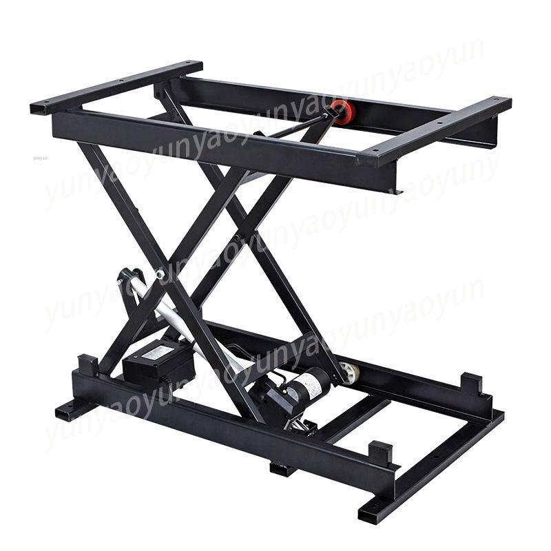 300kg Electric Lifting Coffee Table Dining Table 24V Folding Iron Frame Hardware Wired Remote Control Heavy Duty Sturdy