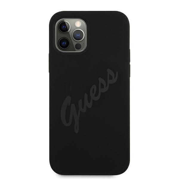Guess Guhcp12Llsvsbk Iphone 12 Pro Max 6,7 Czarny/Black Hardcase Script Vintage