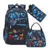 67 Six Seven Print 3Pcs/set Camouflage Backpack With Lunch Bag Steal A BrainRot Boy Student Teens Rucksack Girl Casual SchoolBag