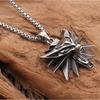 New Trend Retro Fashion Geometric Wolf Head Animal Necklace Men's Necklaces Personalized Domineering Men's JewelryGiftsWholesale