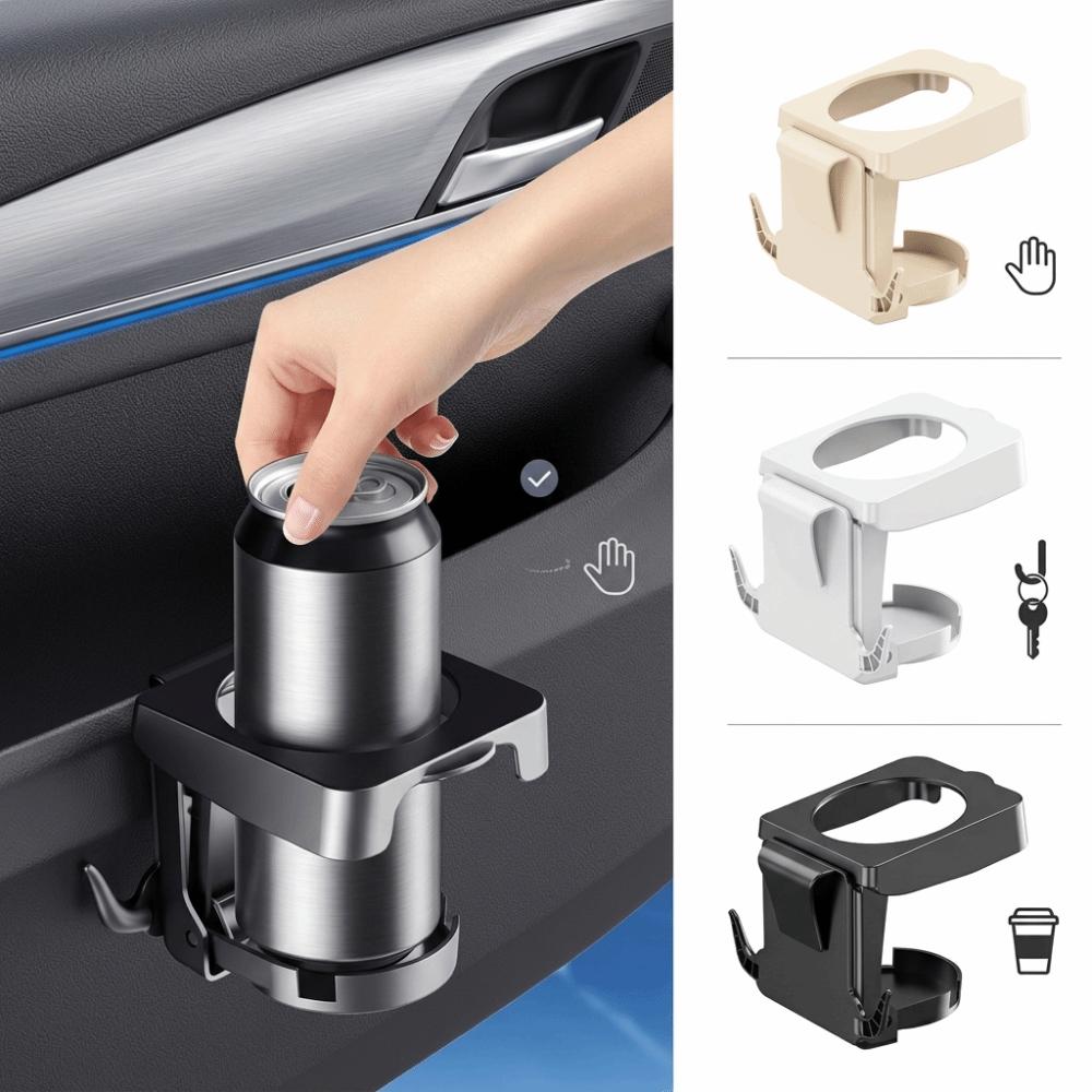 Foldable Foldable Cup Holder Anti Vibration Car Drink Holder Durable Car Storage Hook Road Trips