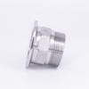 1/2" 3/4" 1" 1-1/4" 1-1/2" 2" BSPT Наружная резьба 1.5" 2" 2.5" Tri Clamp Шестигранная гайка Муфта-переходник Нержавеющая сталь SUS304 Санитарный соединитель Для домашнего пивоварения