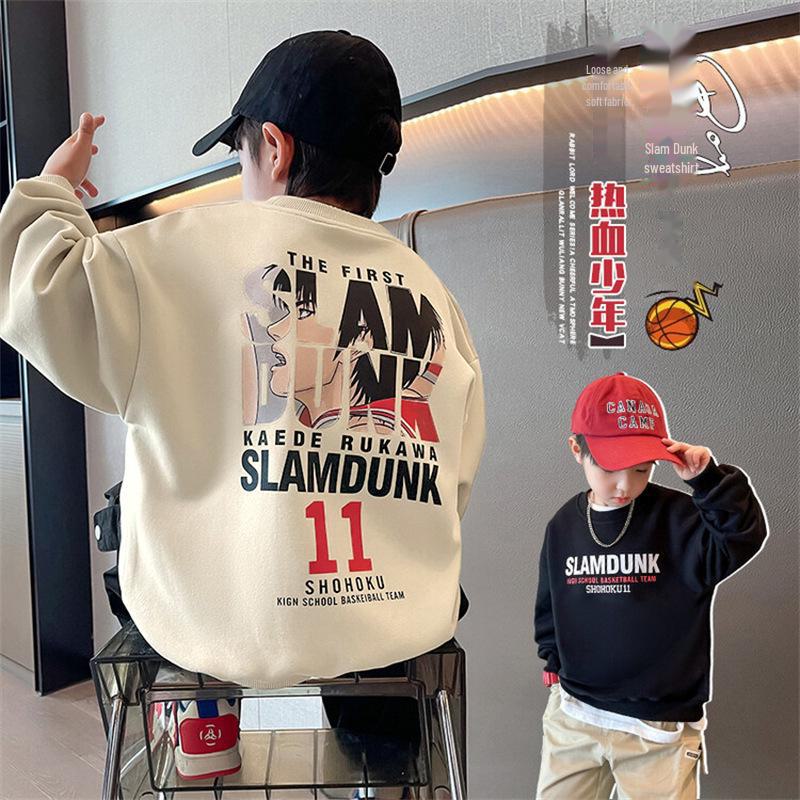 Стильная толстовка для мальчиков на осень 2023 года: Новые уличные топы для детей