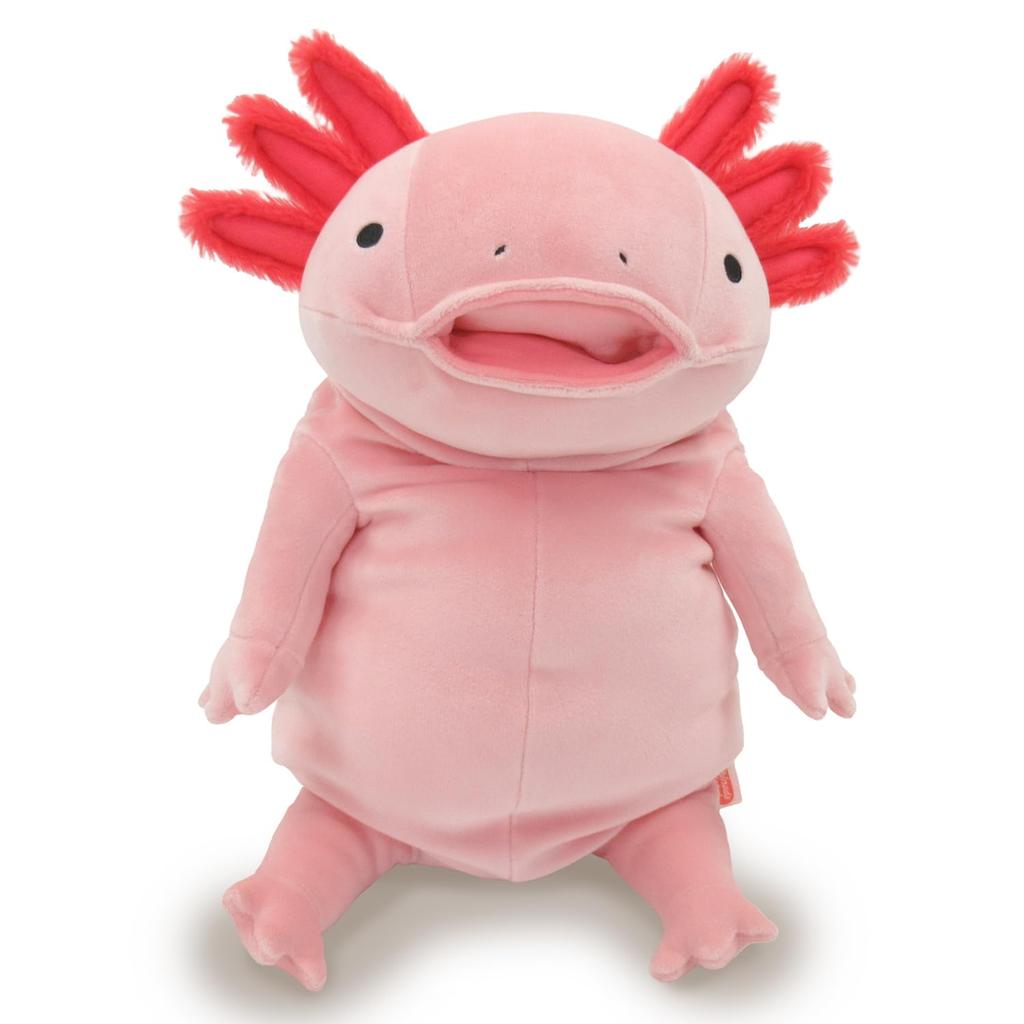 Shinada Global Mochi Series Mochi Upa Pink 22 X 22 X 30cm Plush Axolotl Animal (Large) MOUP-0350P