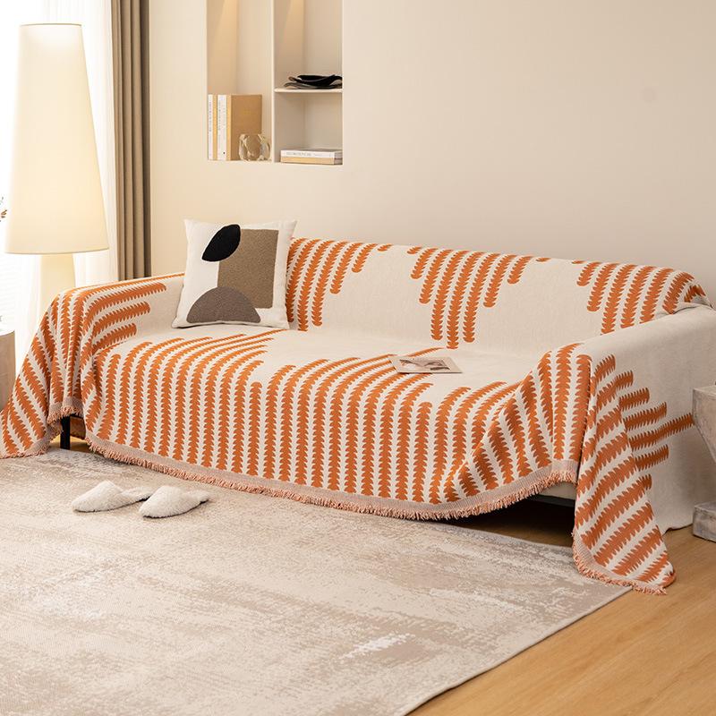 Простой чехол для дивана из синели в скандинавском стиле, полностью покрытый чехол для дивана на четыре сезона, универсальное полотенце для дивана, не царапающий чехол для дивана, подушка для дивана