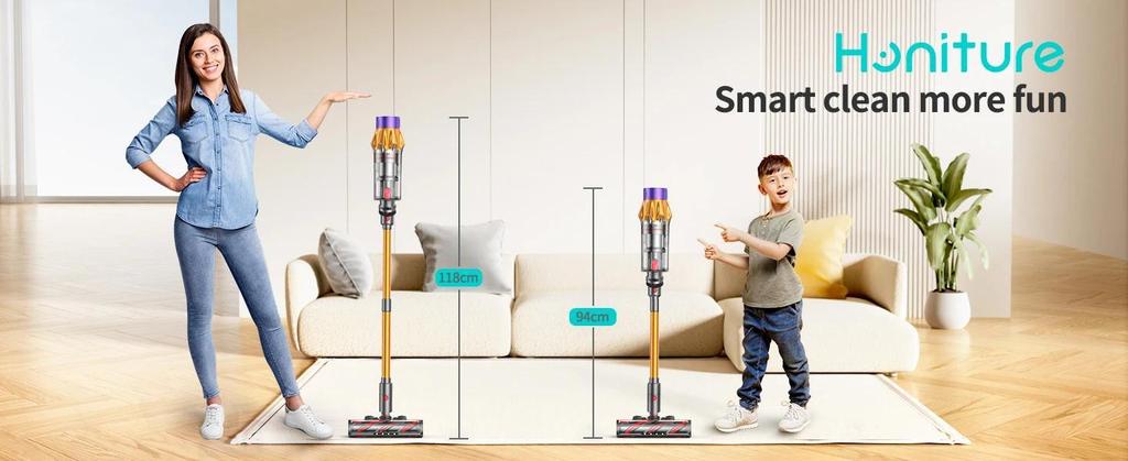 Новый пылесос X7 Беспроводной ручной 48 кПа Сильное всасывание 550 Вт Мотор Умный дом Уборка Пылесос Светодиодный сенсорный экран