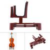 Violin Stand Holder Plastic Foldable Extended Violin Accessories with Sponge Pad for 4/4 3/4 1/2 1/4