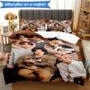 Kpop music 3pcs K-pop music group Bedding set,Ideal for Bedroom, Dormitory,Including Duvet Cover And 2pcs Pillowcases,Fan gifts