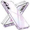 Защитный чехол - Booling - для Samsung Galaxy A35 5G - Силикон - Усиленный противоударный - 2 закаленных стекла в комплекте
