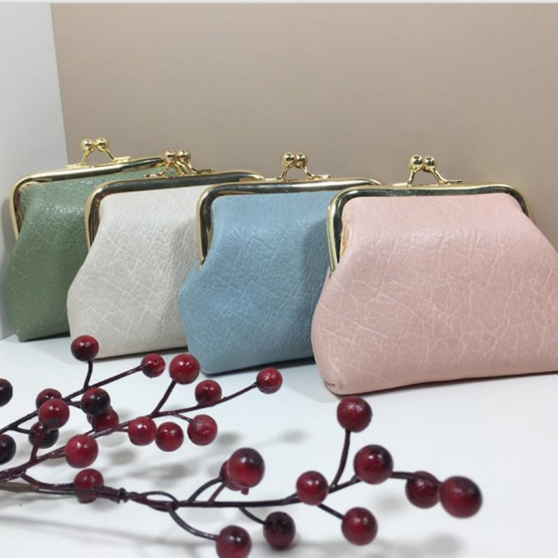 Женский новый кошелек для монет в стиле ретро, ​​дамский кошелек с ключом для денег, наушников, кошелек с пряжкой ярких цветов, сумки для хранения монет для девочек, сумка
