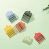 10 шт./пакет, профессиональная расческа для стрижки волос, многоцветная, портативная, легкая, устойчивая к падениям, косметическая принадлежность, пластиковая сменная насадка для стрижки волос