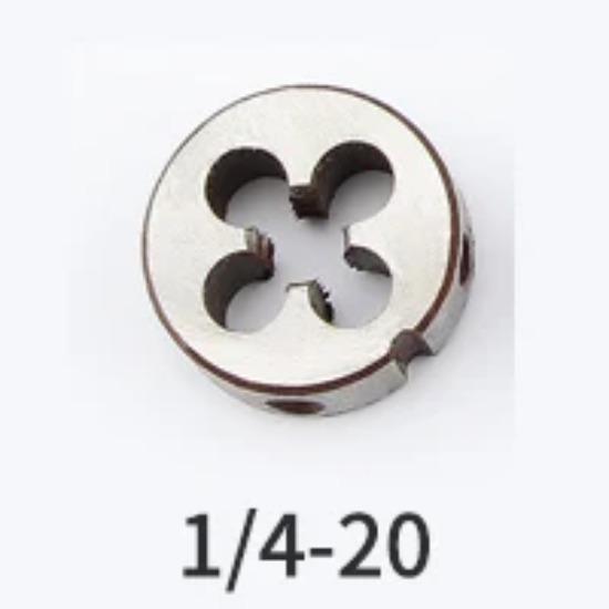 Threading Round Die 1pcs UNC Right Hand Round Die Size1/4-20 5/16-18 3/8-16 1/2-13 Alloy Steel Round Die Tool For Machining