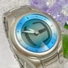 Б/у Редкий Fossil BIG TIC Синий y2k #530