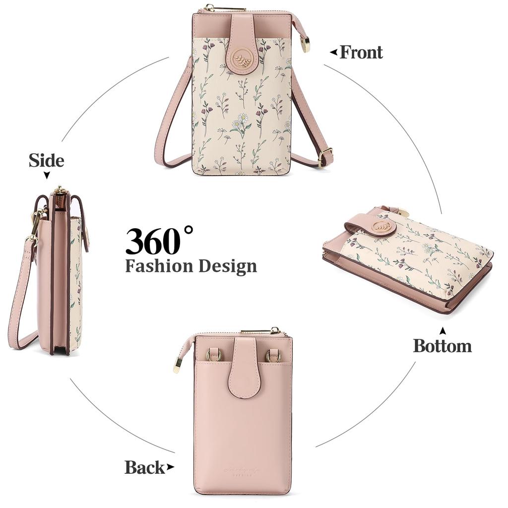 Smartphone smartphone floral mobile phone smartphone shoulder strap [LEEXTON] strap, pouch, women's pochette, crossbody, vertical, lightweight,