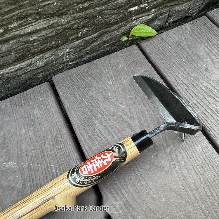 Кузокичи Мотыга-серп для прополки цельнометаллическая с изогнутой рукояткой