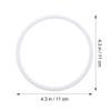 30Pcs White 6Cm Plastic Dreamcatcher Rings DIY Craft Kit for Handmade Wall Art Mandalas Home Decor Dreamcatcher Circle