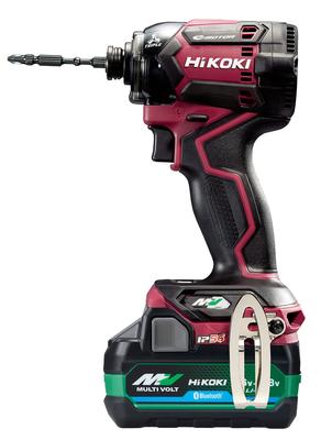 Ударный гайковерт HiKOKI 36V WH36DC Цвет: Flare Red, с 2 и Bicep Bits, Bluetooth, Зарядные устройства, Кейс, (WH36DC(2XPRSZ))
