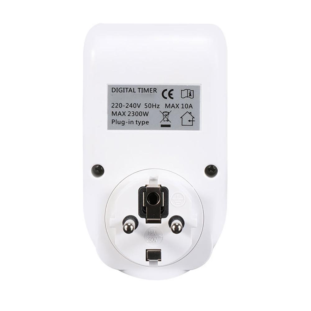 EU Plug Smart Electronic Digital Time Controller Time Switch Socket AVE