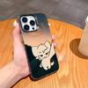 C-Cute B-Boykisser Чехол для телефона Для iPhone17 16 15 14 13 12 Pro Max Серый Черный Матовый Лазерный Металлик Аврора Funda